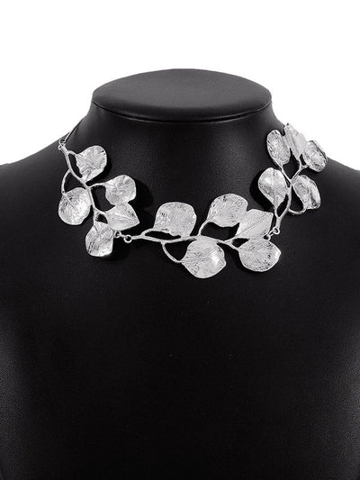 Leaves Shape Solid Color Necklaces Accessories