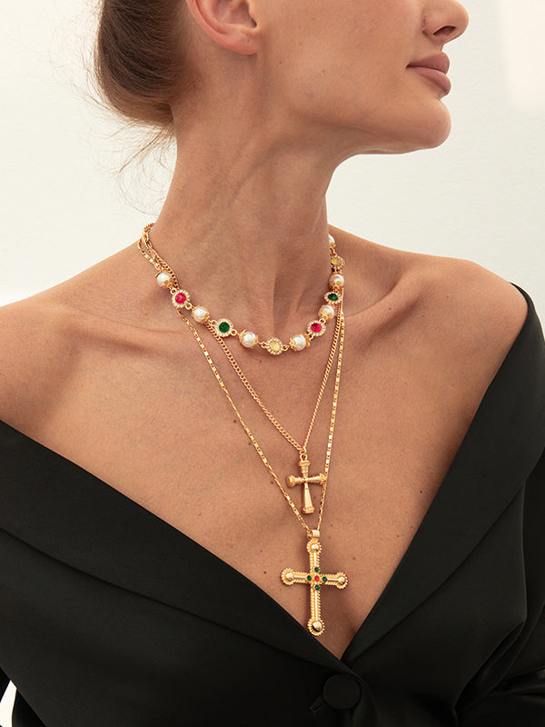 Layered Tasseled Necklaces Accessories