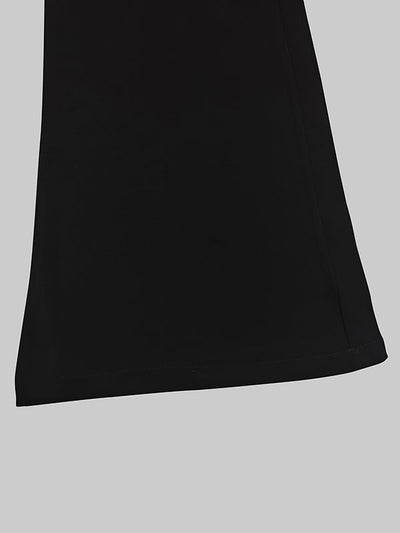 Loose Wide Leg High-Waisted Solid Color Pants Trousers