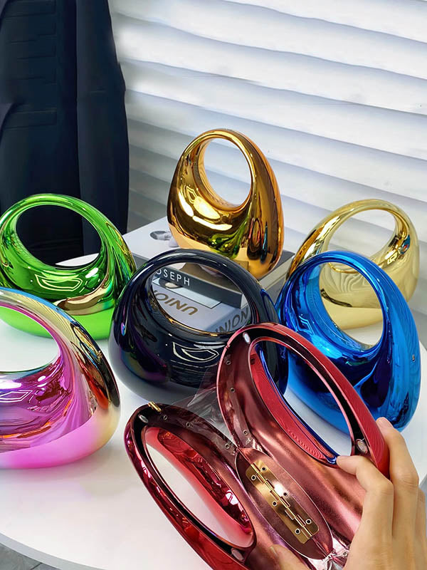 Geometric Shiny Handbags
