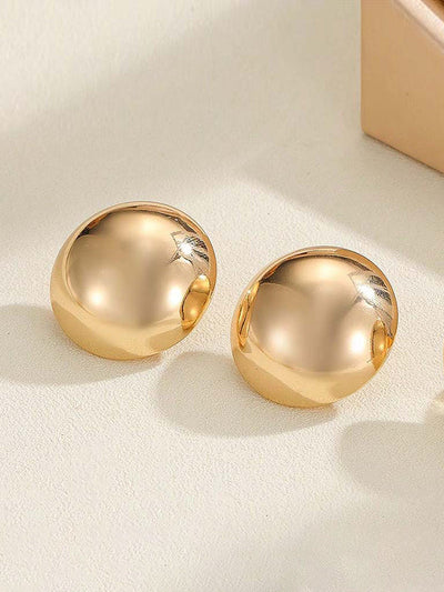 Beaded Solid Color Split-Joint Necklaces + Earrings Accessories Three Pieces