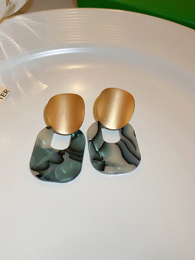 Geometric Drop Earrings