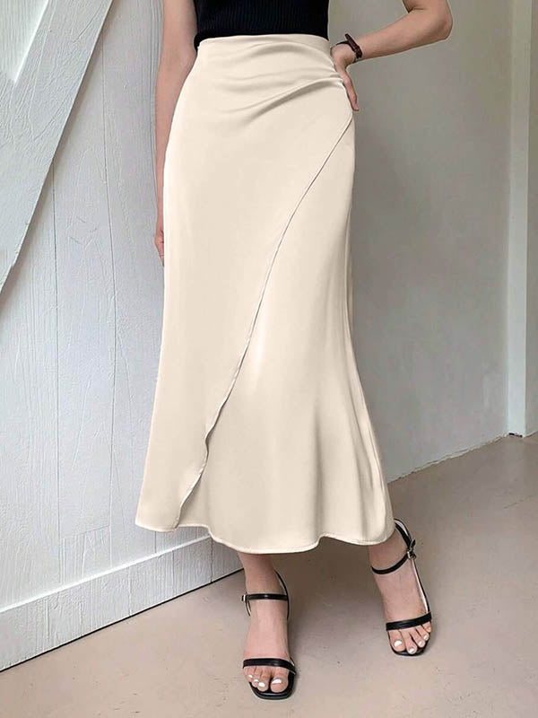Bodycon Solid Color Skirts Bottoms