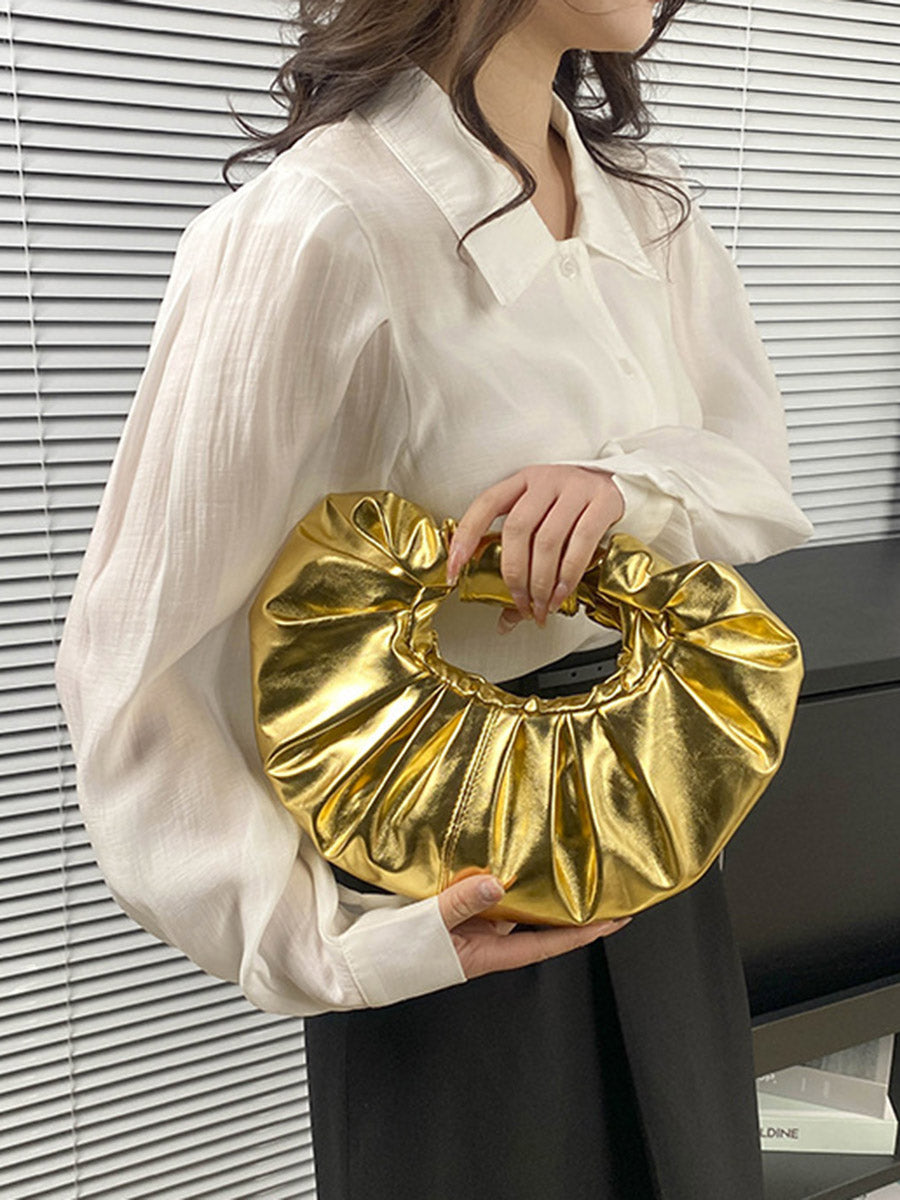 Geometric Pleated Evening Bags & Clutches