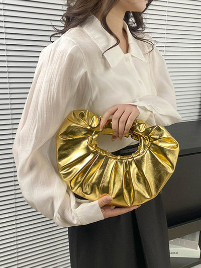 Geometric Pleated Evening Bags & Clutches