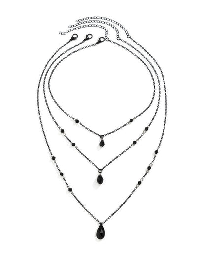 Geometric Layered Necklaces Accessories