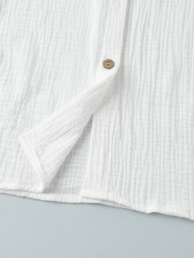 Long Sleeves Ruffled See-Through Split-Joint Peter Pan Collar Blouses&Shirts Tops