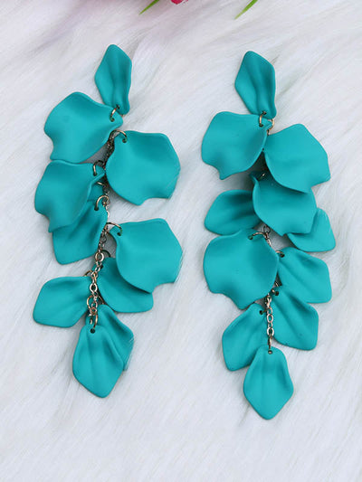 Chains Flower Shape Earrings Accessories