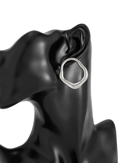 Irregularity Shiny Earrings Accessories
