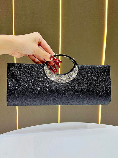 Chains Rhine Stones Sequined Evening Bags & Clutches Handbags