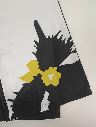 High Waisted Loose Flower Print Pants Trousers