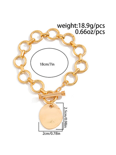 Normcore Chains Geometric Bracelet Accessories