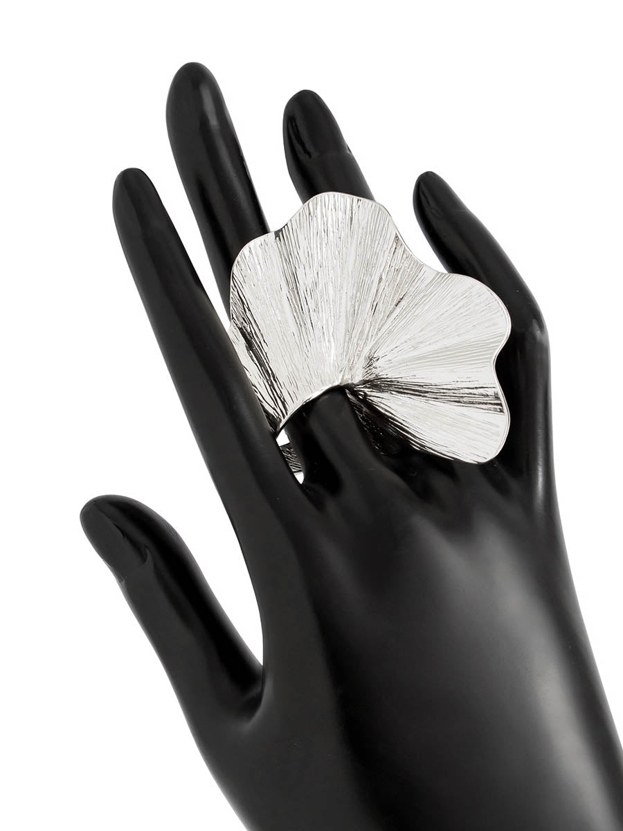 Irregularity Geometric Pleated Rings Accessories