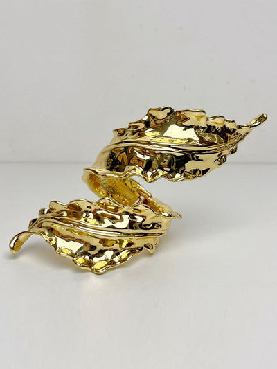 Geometric Pleated Shiny Solid Color Bracelet Accessories