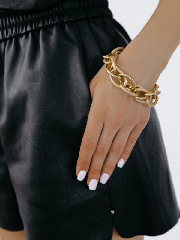 Solid Color Hollow Necklaces&Bracelet Accessories