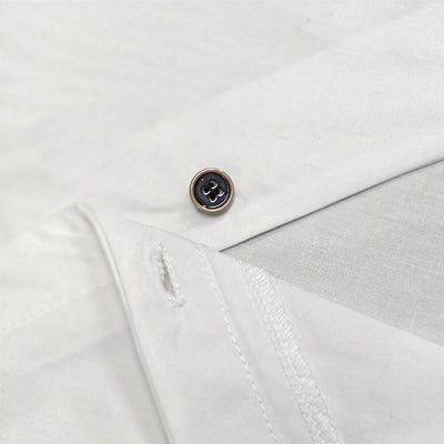 Long Sleeves Asymmetric Buttoned Split-Front Blouses&Shirts Tops