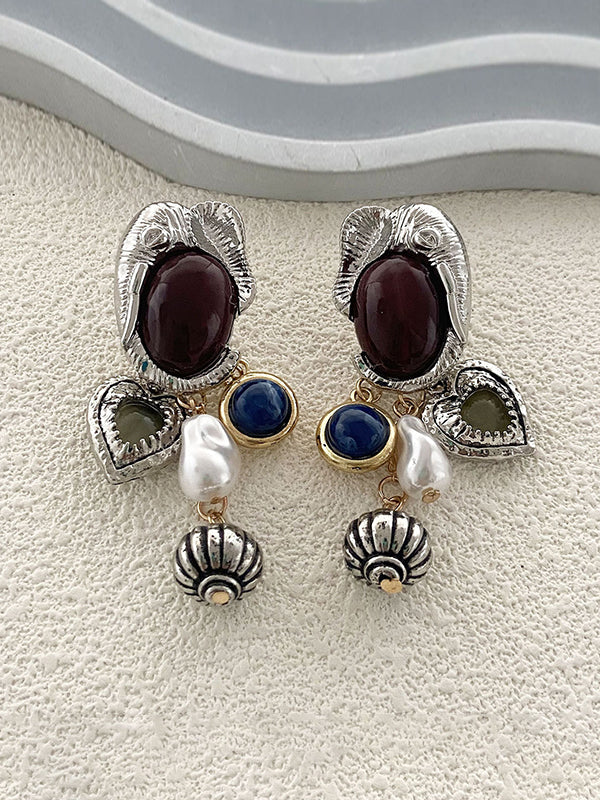 Geometric Shiny Earrings Accessories