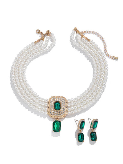 Geometric Drop Earrings Necklaces Accessories