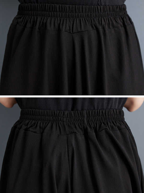 Harem Pants Irregular Clipping Split-Joint Casual Pants Bottoms