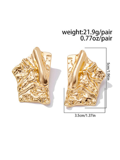 Normcore Geometric Drop Earrings