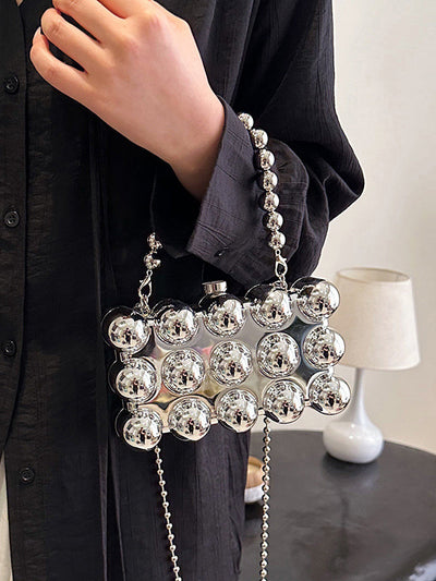 Beaded Geometric Shiny Bags Accessories Crossbody Bags Handbags