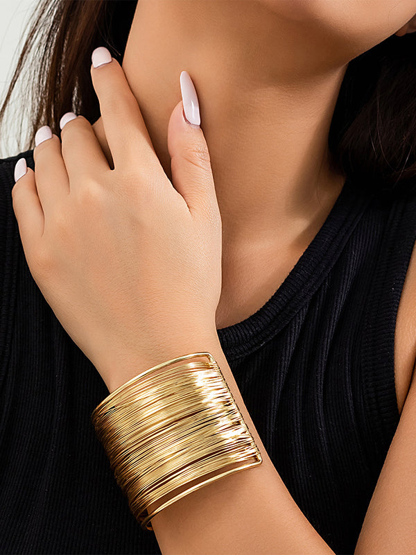 Geometric Solid Color Bracelet Accessories