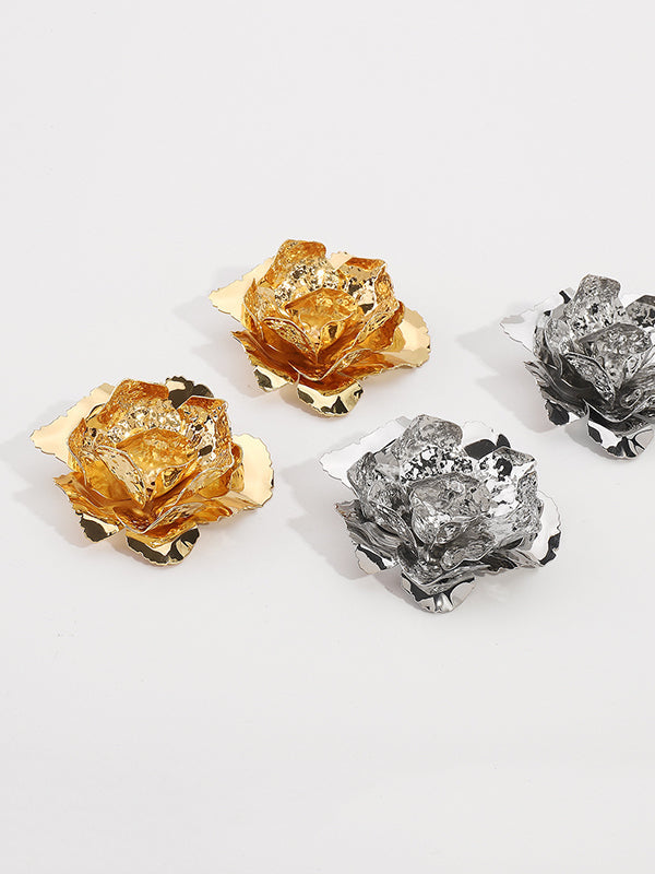 Flower Shape Drop Earrings