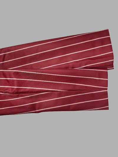 Long Sleeves Loose Striped Notched Collar Blazer Outerwear