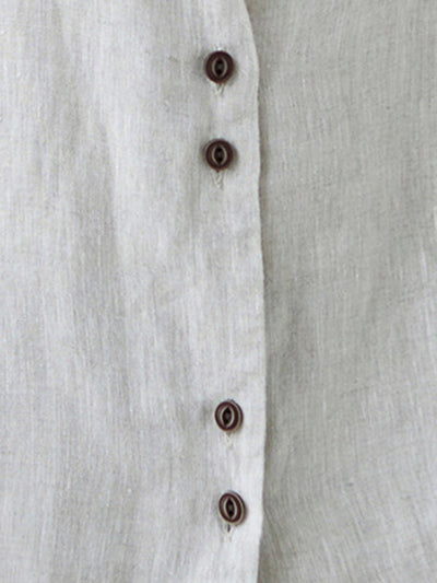 Simple Loose V-Neck Solid Color Vest