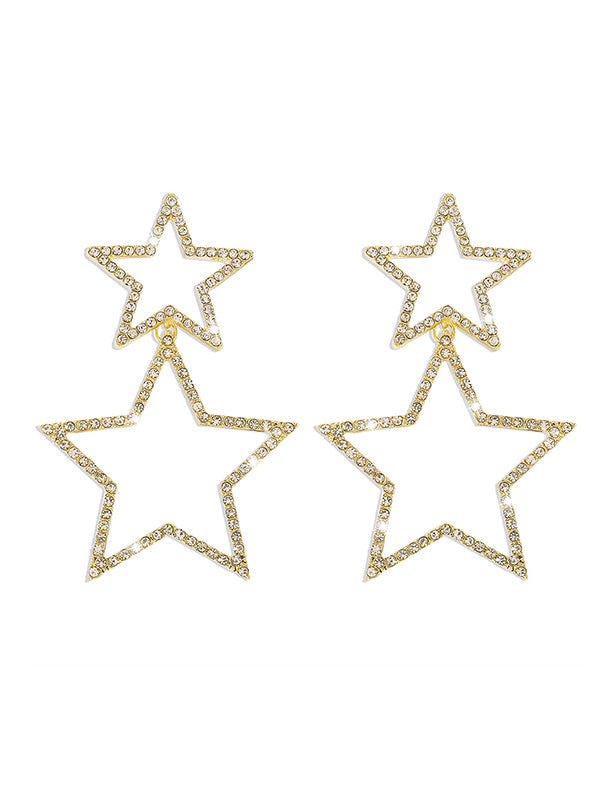 Geometric Hollow Eardrop