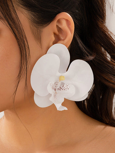Flower Shape Drop Earrings