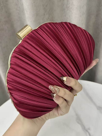 Lock Pleated Crossbody Bags Evening Bags & Clutches Mini Bags