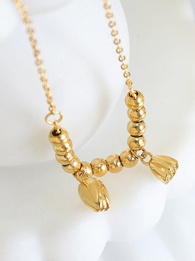 Chains Solid Color Anklet