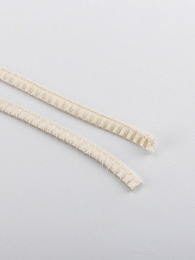 Long Sleeves Loose Lace-Up Pleated Solid Color Split-Joint Deep V-Neck Blouses&Shirts Tops