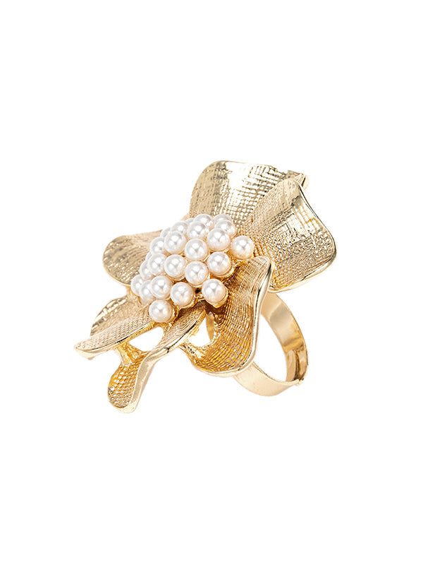 Flower Shape Geometric Rings Accessories