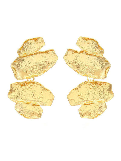 Irregularity Chains Shiny Earrings Accessories