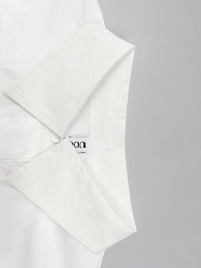 Half Sleeves Loose Buttoned Solid Color Lapel Blouses&Shirts Tops