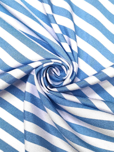 Balloon Sleeves Long Sleeves Buttoned Striped Bow Collar Blouses