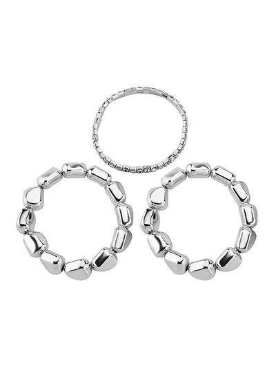 Normcore Geometric Rhine Stones Bracelet Accessories