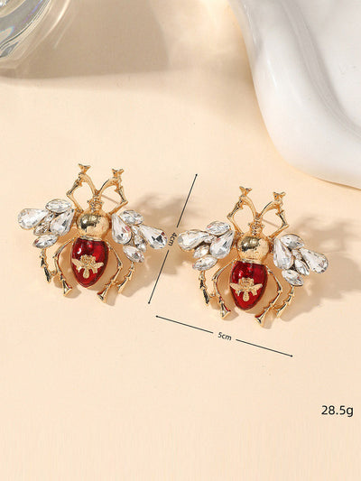 Insect Shape Rhine Stones Rings Accessories