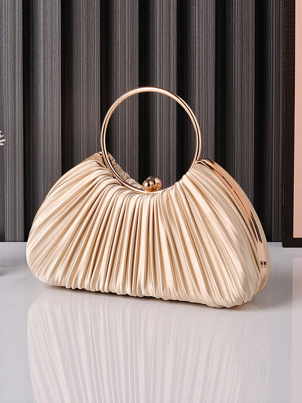 Pleated Split-Joint Bags Handbags