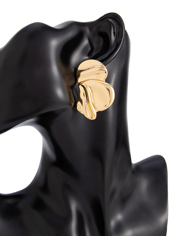 Irregularity Flower Shape Earrings Accessories