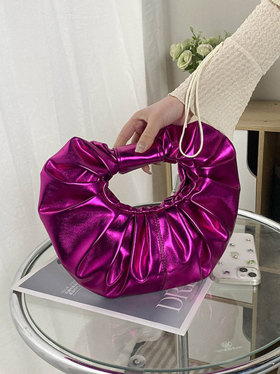 Geometric Pleated Evening Bags & Clutches