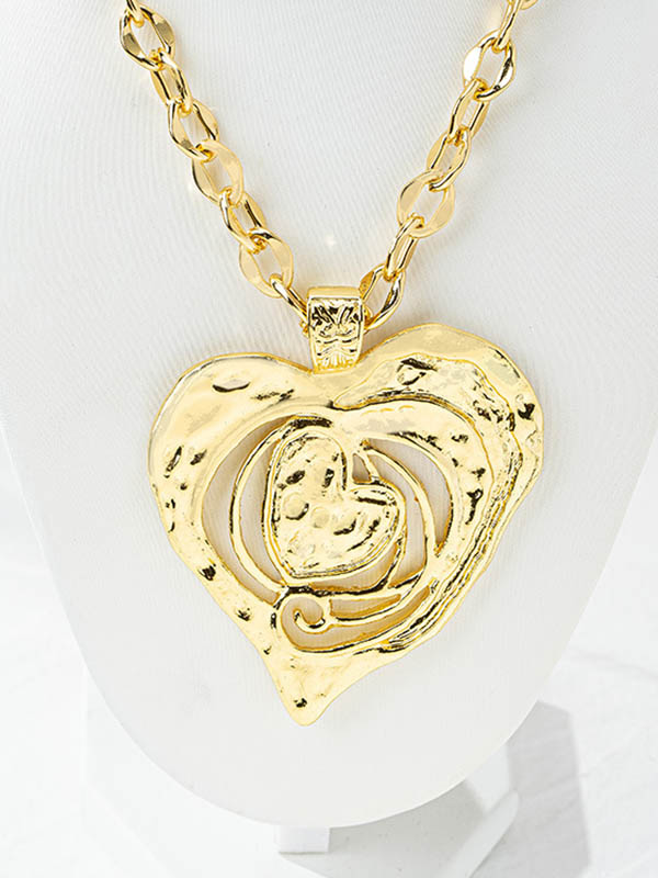 Chains Heart Shape Necklaces Accessories