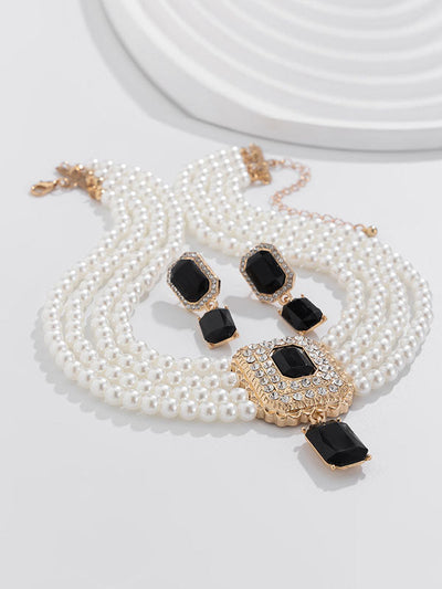 Geometric Drop Earrings Necklaces Accessories