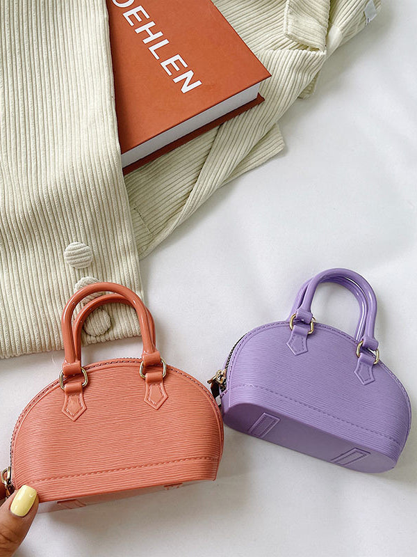 Chains Geometric Zipper Crossbody Bags Satchels