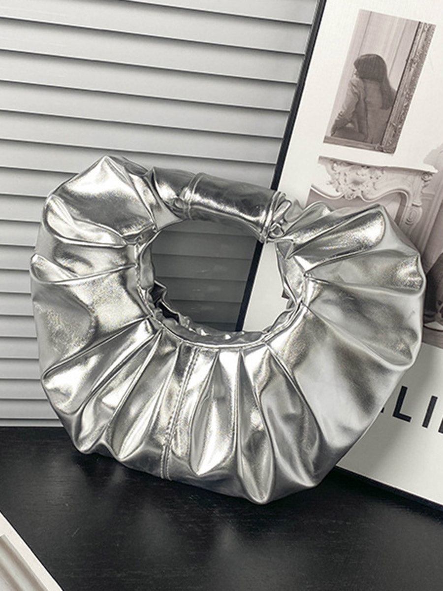 Geometric Pleated Evening Bags & Clutches