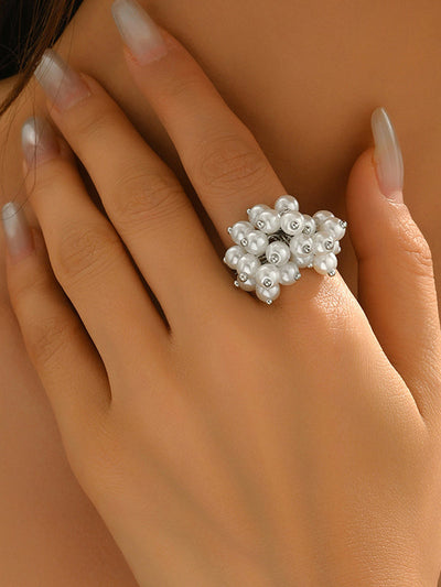 Flower Shape Geometric Rings Accessories