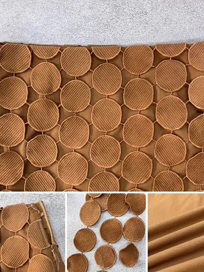 Bodycon High Waisted Solid Color Split-Joint Tasseled Skirts