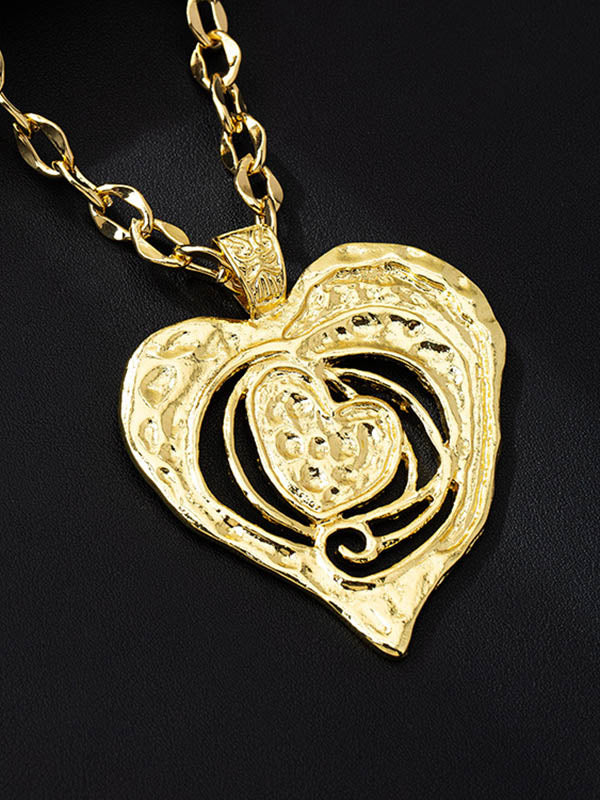 Chains Heart Shape Necklaces Accessories